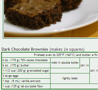Mmmm, brownies